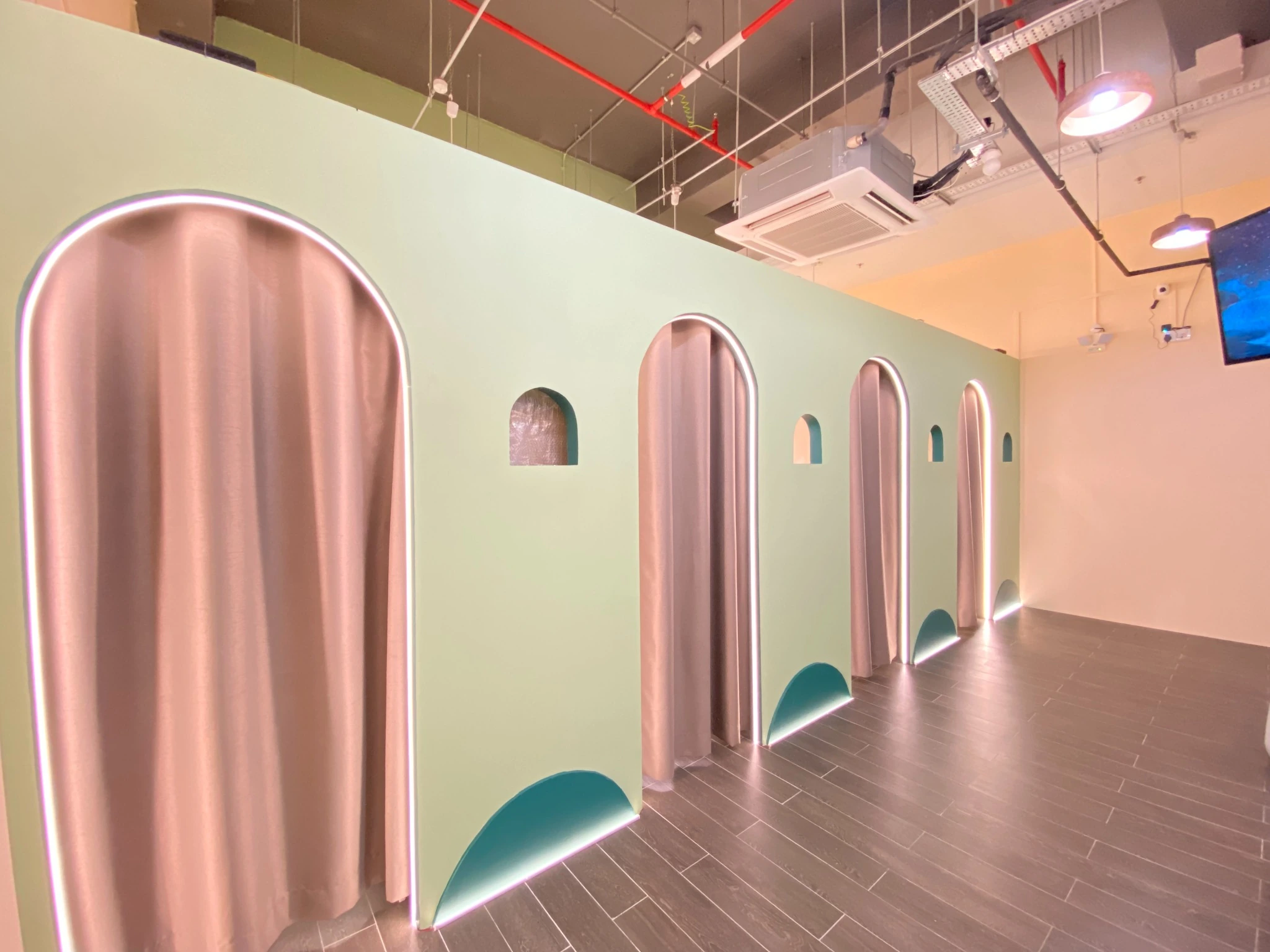 Jealash Lash Pod treatment spaces at Spazio @ Kovan