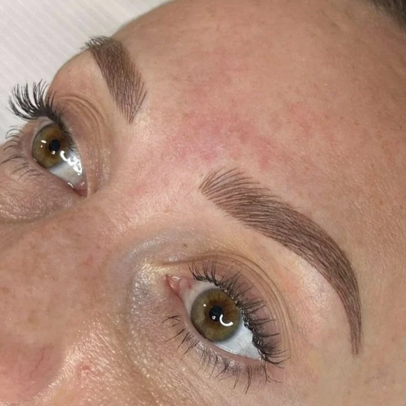 Nano and combination brow finish